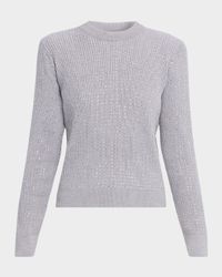 Journey Crewneck Crystal Embellished Sweater