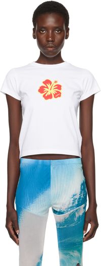 ABRA White Flower Mini T-shirt