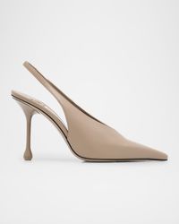 Isa Leather Slingback Pumps