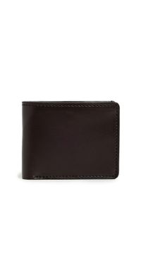 Filson Leather Bifold Wallet Brown One Size