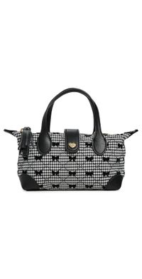 Stoney Clover Lane Pouchette Crossbody Black and White One Size