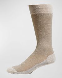 Men's Two-Tone Crew Socks