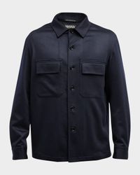 Men's Cashmere Overshirt
