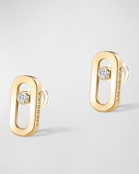 Move Uno 18K Yellow Gold Stud Earrings