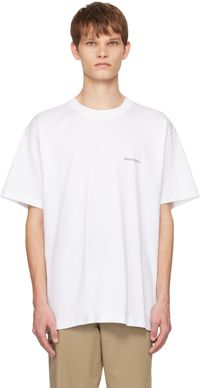 NORSE PROJECTS T-shirt Simon blanc