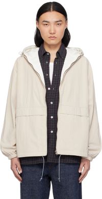 nanamica Beige Reversible Hooded Jacket