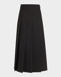 Plisse Wrap Skirt