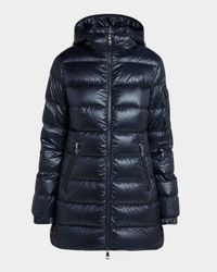 Glements Hooded Mid-Length Down Jacket