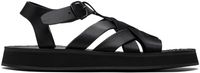 HEREU Black Beltra Sandals