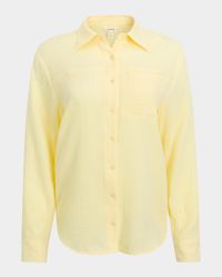 Kit Cotton Gauze Button-Front Shirt