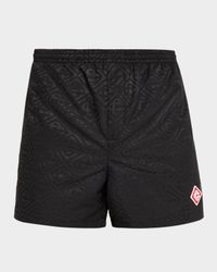 Men's Tonal Monogram Jacquard Swim Shorts
