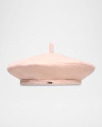 Carter Blush Cashmere Beret