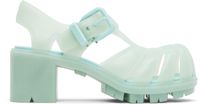 Bottega Veneta Sandales style pêcheur à talon Gertie bleues