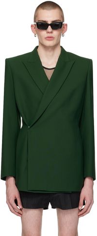 EGONlab Veston vert exclusif à SSENSE