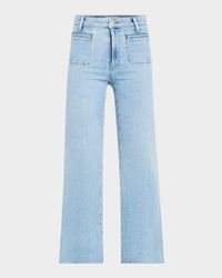 Marlow Skimmer Flare Jeans with Welt Stitch Pockets