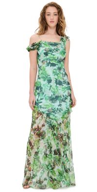 SALONI Seema Dress Watercolor Garden 6