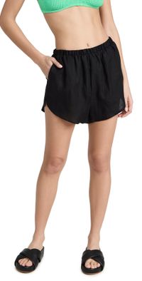 Vitamin A Tallows Shorts EcoLinen Black L