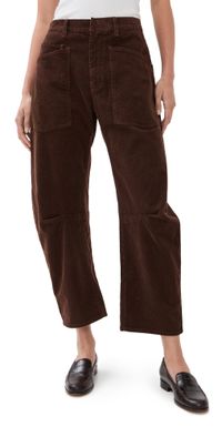 Nili Lotan Shon Corduroy Pants Merlot 8