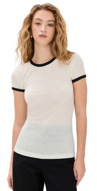 Bite Studios Two Tone Tee Off White XS