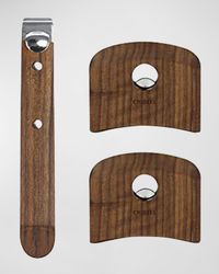 Walnut Wood Handle Set