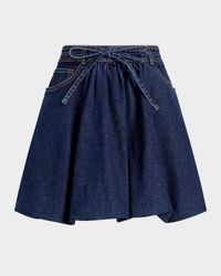Steph Denim Bubble Skirt