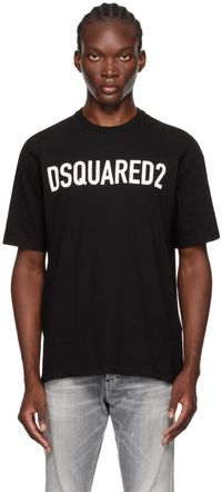 Dsquared2 Black Loose Fit T-Shirt