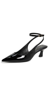 Stuart Weitzman Vinnie Strap Pumps 50mm Black 7.5