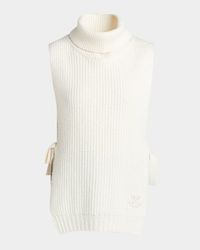 Journey Side-Tie Turtleneck Sweater Vest