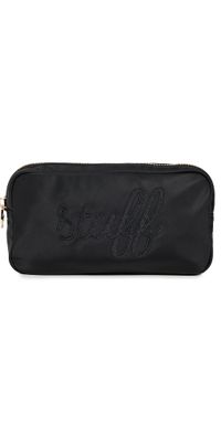 Stoney Clover Lane Noir Stuff Embroidered Small Pouch Noir One Size