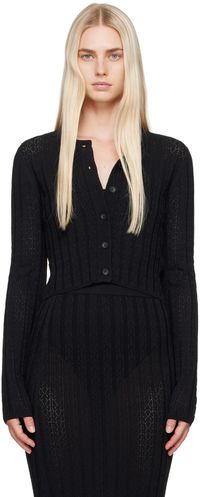 Loulou Studio Cardigan Adiro noir