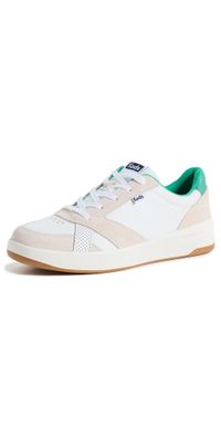 Keds The Court Sneakers White/Green 5