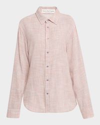 Space Dye Gauze Cashmere Shirt