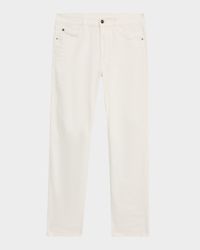 Men's Quarona Linen and Cotton Stretch Five-Pocket Pants
