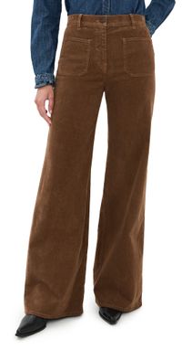 Nili Lotan Florence Corduroy Pants Cafe 6