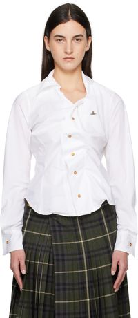 Vivienne Westwood White Drunken Shirt