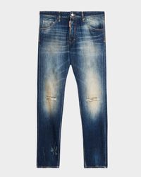 Men's Cool Guy Slim Faded Denim Jeans