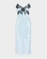 Ellen Strapless Sequin Midi Dress
