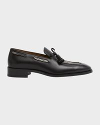 Men's Cortochain Leather Tassel Loafers