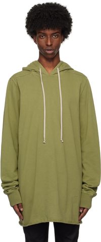 Rick Owens DRKSHDW Green Porterville Pullover Hoodie