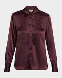 Divya Pintuck Tux Shirt