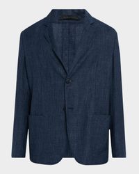 Men's Wool-Silk Melange Sport Coat