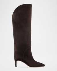 Gaia Suede Knee Boots