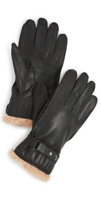 Barbour Leather Utility Gloves Black XL