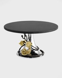 Gold Orchid Cake Stand