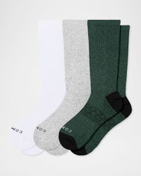 Men's 3-Pack Cotton Crew Socks
