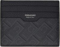 Ferragamo Black Credit Card Holder