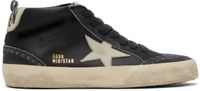 Golden Goose Black Mid Star Sneakers