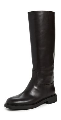 Gianvito Rossi Ascott Calf Boots Moka 38