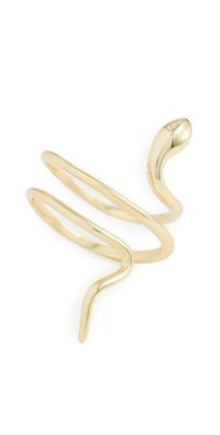 SHASHI Serpent Ring Gold 8