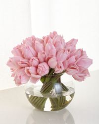 Pink Tulip Faux Floral